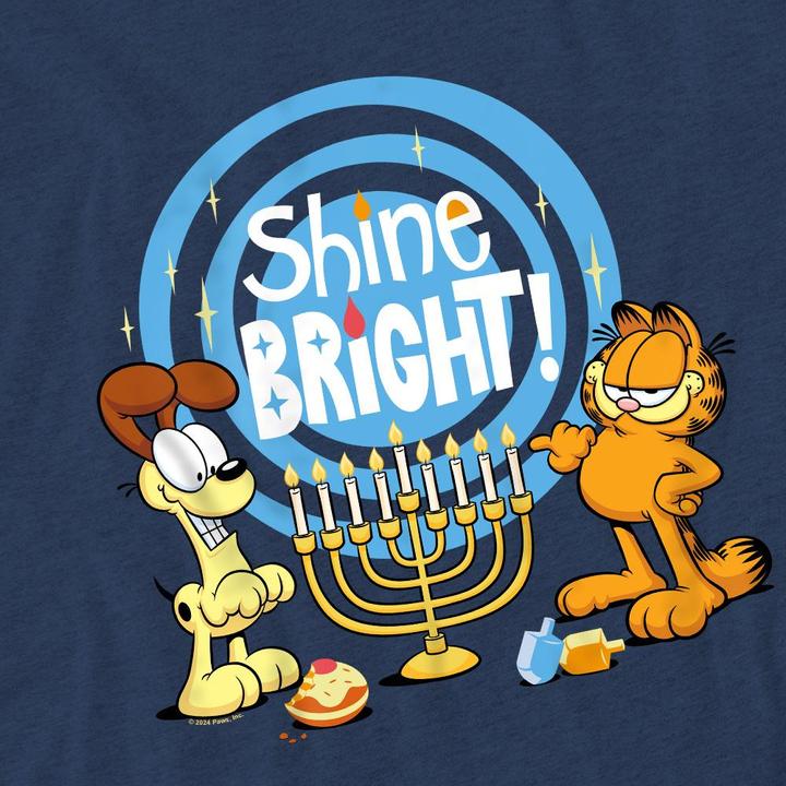 Produktbild Garfield Shine Bright For Hanukkah TShirt (S)