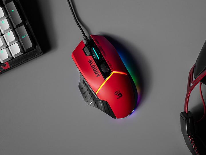 Produktbild A4Tech Mouse BLOODY W95Max USB Sports Red (Kabelgebunden)
