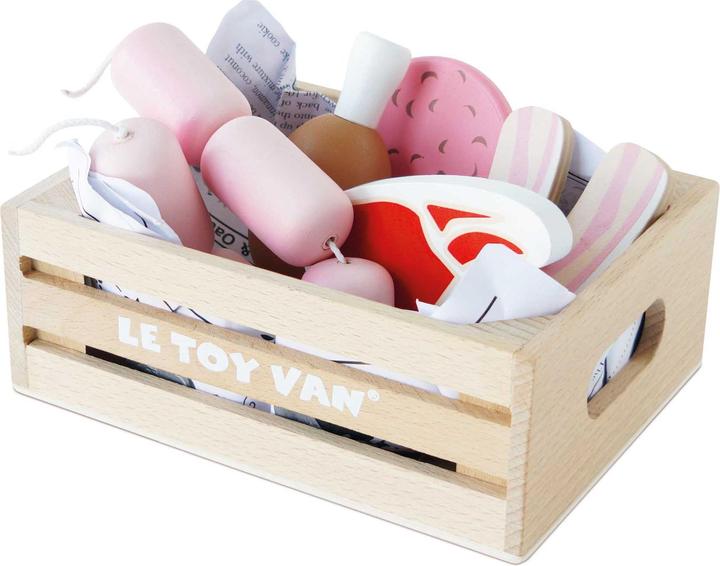 Actual product image Le Toy Van Meat & Sausage Box Market