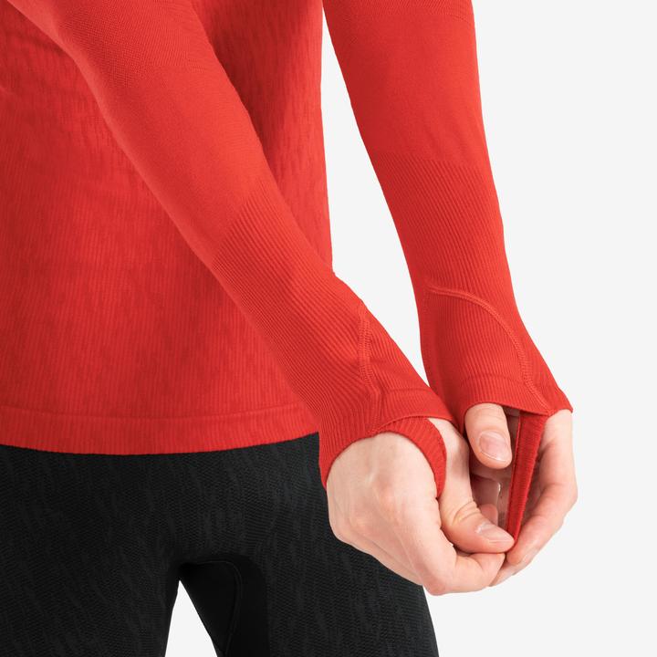 Image du produit Kipsta Maillot de football à manches longues homme/femme - Keepdry rouge (L)