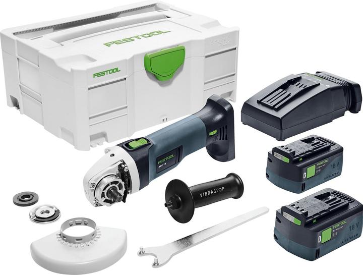 Festool Meuleuse d'angle sans fil AGC 18-125 5,0 EBI-Plus (125 mm)