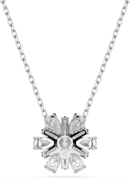 Produktbild Swarovski Idyllia Halskette Verschiedene Schliffe Schneeflocke Weiss (Swarovski Metall, 45 - 48 cm)