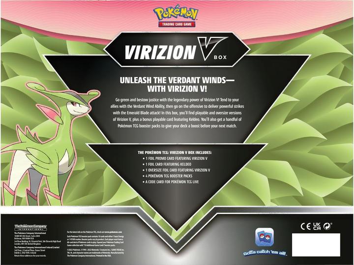 Productafbeelding Pokémon Virizion V Collection Box (Engels, Box Set & Verzameling)