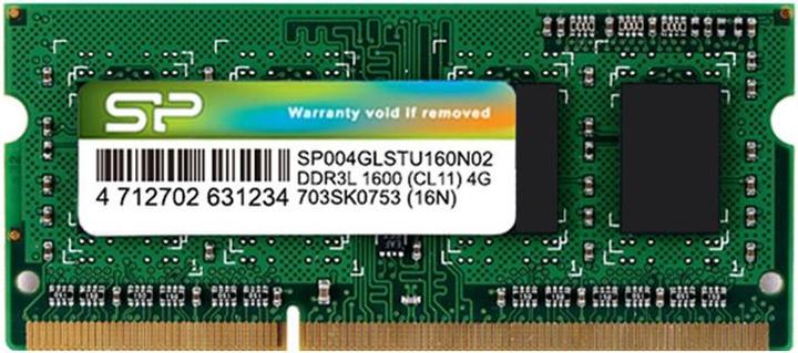 Image du produit Silicon Power SP008GLSTU160N02 (1 x 8GB, 1600 MHz, RAM DDR3L, SO-DIMM)