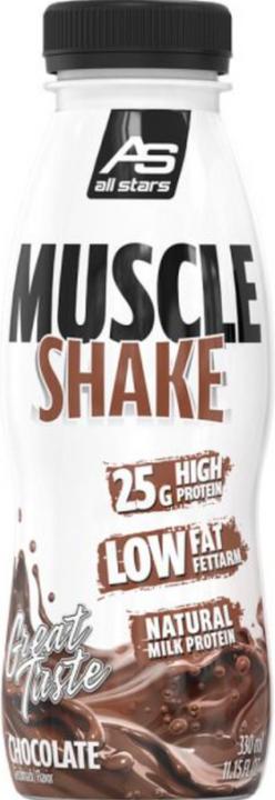 Immagine prodotto All Stars Frullato muscolare (330 ml) (Chocolate, 1 pz., 350 g)
