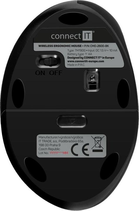 Produktbild Connect IT FOR HEALTH Moterys (CMO-2600-BK) (Kabellos)