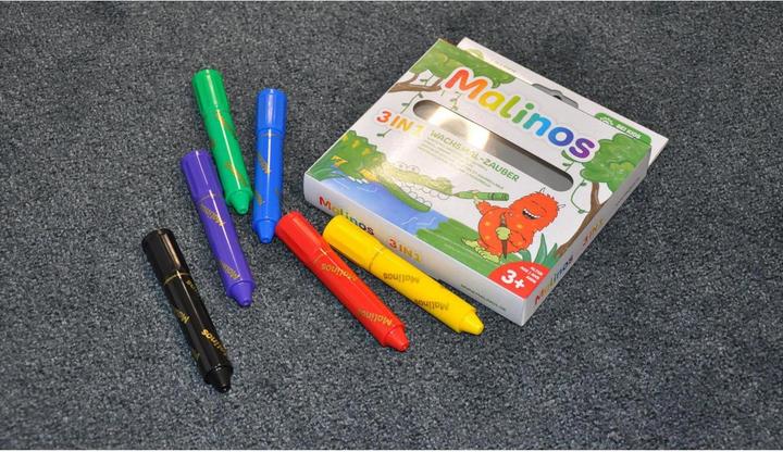 Produktbild Malinos Wachsmalstifte (Mehrfarbig, 6 x)