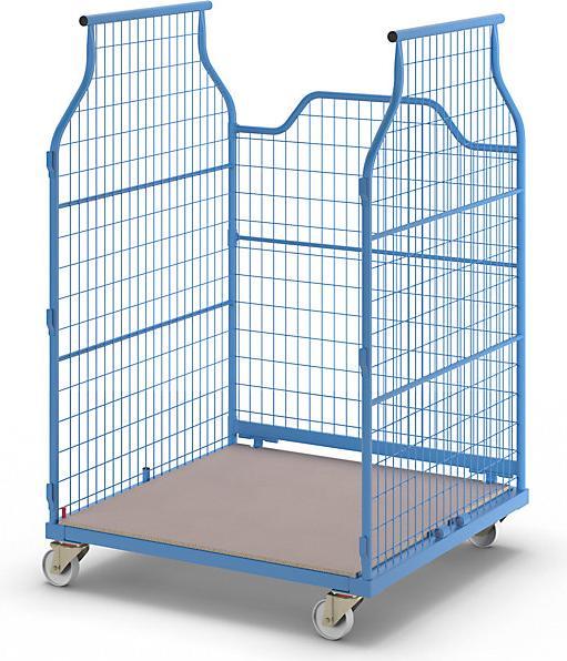 Produktbild Cordes Universal-Corlette® mit Vergitterung, Typ 1200, lichtblau, 1200x800x1850mm (800 kg)