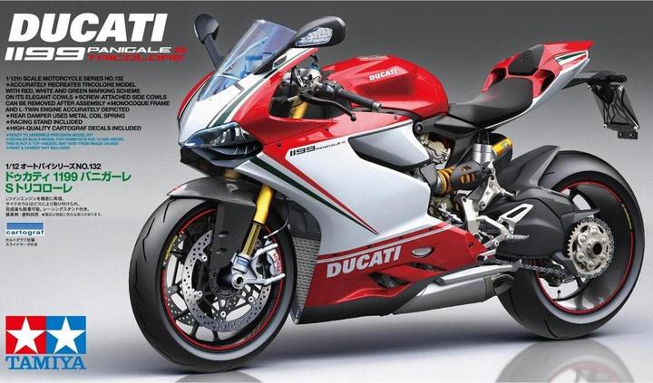 Immagine prodotto Tamiya Modello di moto 1:12 Ducati 1199 Panigale S Tricolore