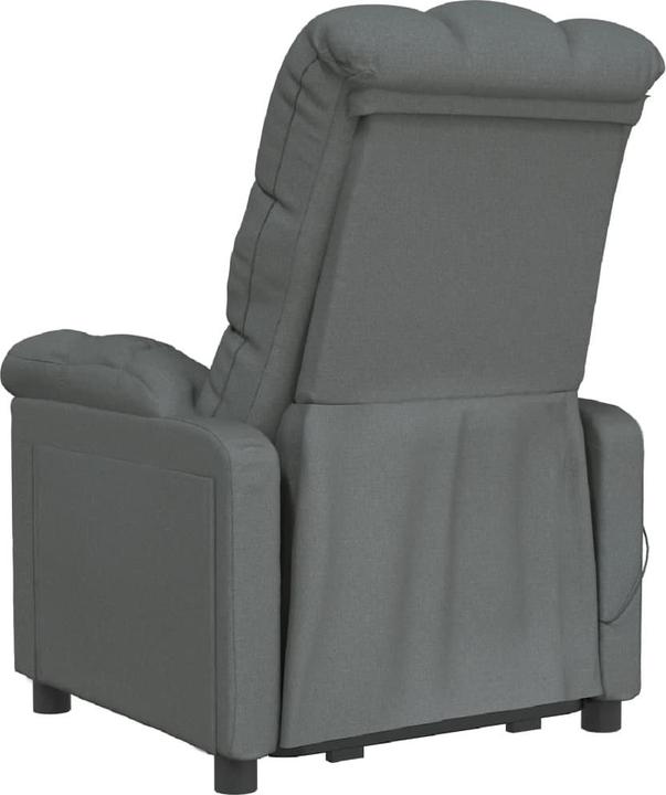 Produktbild VidaXL Massagesessel Fernsehsessel Relaxsessel Liegesessel Dunkelgrau Stoff