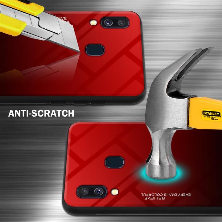 Productafbeelding Cadorabo TPU 2 kleuren glasdekking (Samsung Galaxy A40)