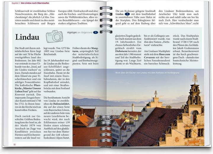 Produktbild RadReiseFührer Bodensee-Königssee Radweg (Deutsch, Kompass, 2022)