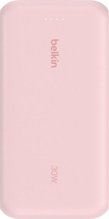 Actual product image Belkin Powerbank 20.000mAh pink 30W integr.USB-C cable BPB024hqPK (20000 mAh, 30 W, 30 Wh)