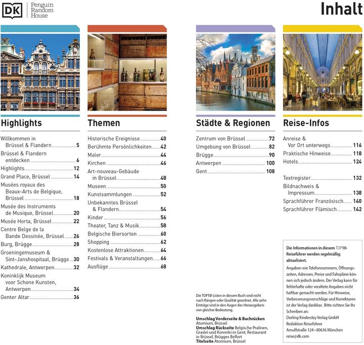 Image du produit TOP10 Reiseführer Brüssel & Flandern (Allemand, DK Verlag Voyage, 2024)