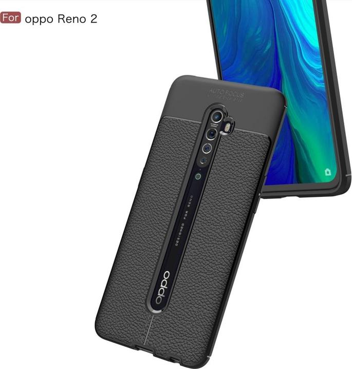 Immagine prodotto Screenguard Custodia Oppo Reno2 Design in pelle Copertura TPU (Oppo Reno 2)
