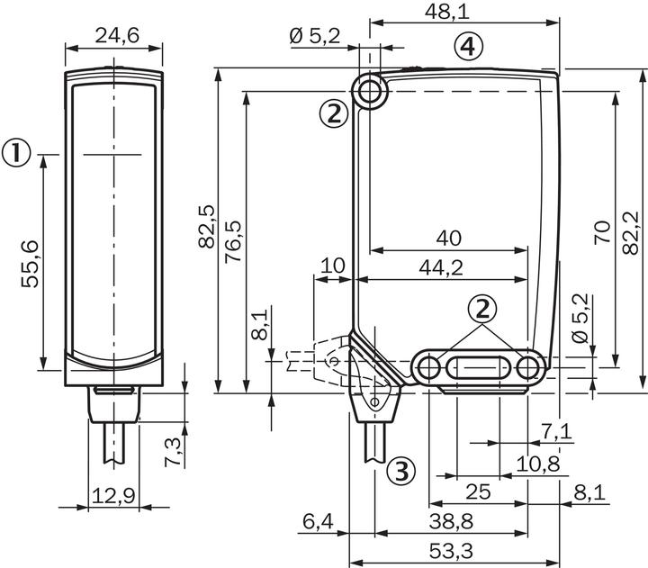 Actual product image Sick Compact photoelectric sensor