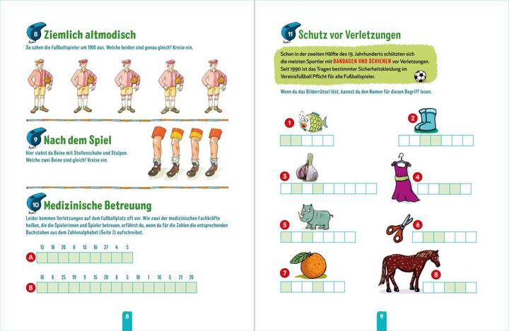 Immagine prodotto Das grosse Fussball-Rätselbuch (Tedesco, Cordula Spina, Christiane Hahn, 2024)