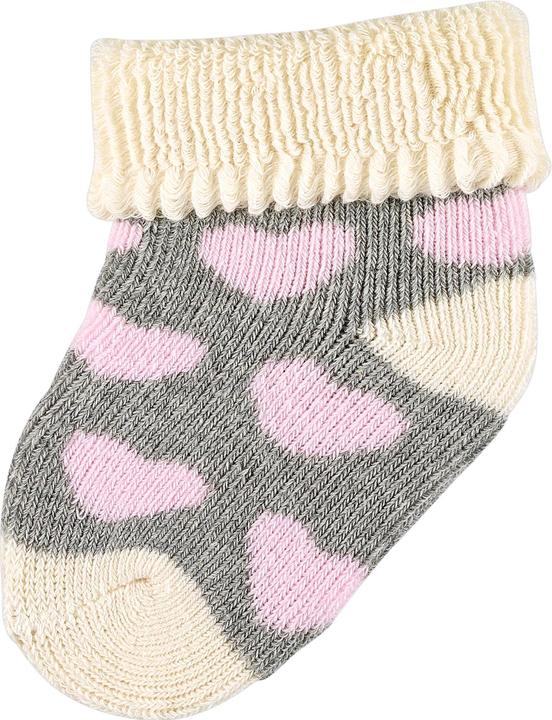Immagine prodotto Sterntaler Calzini con 3 cuori rosa Taglia unica (Taglia unica)