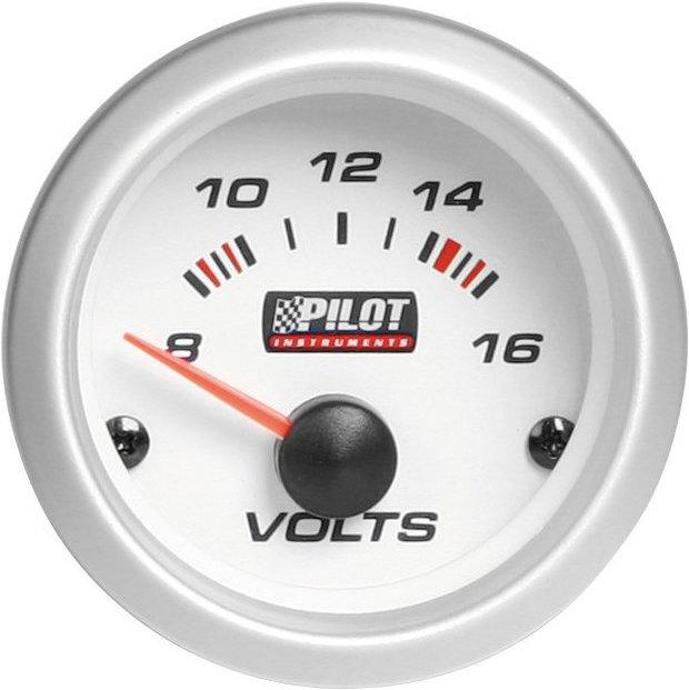 Lampa Instrument Voltmeter - 52 mm - Blau
