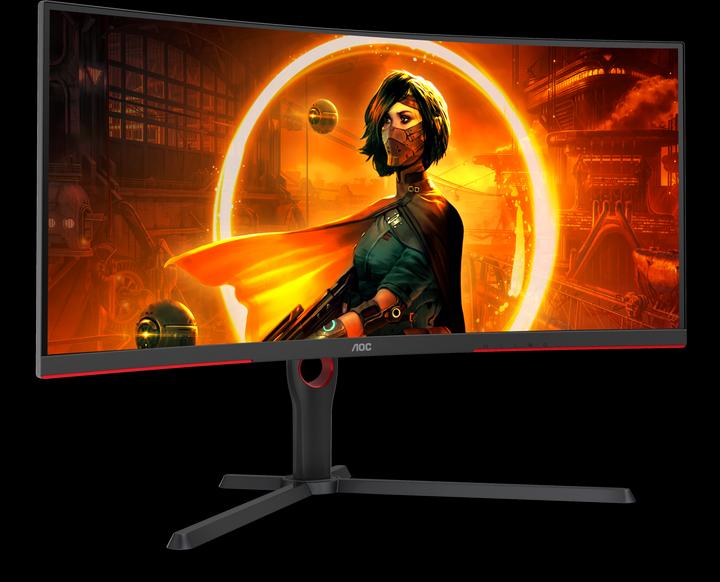 Actual product image AOC CU34G3S/BK (3440 x 1440 pixels, 34")