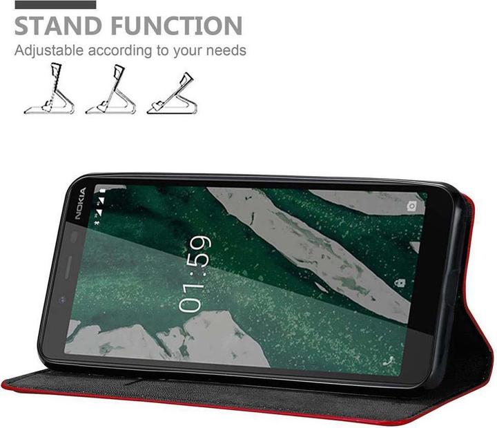 Immagine prodotto Cadorabo Copertina magnetica invisibile del libro (Nokia 1 Plus)