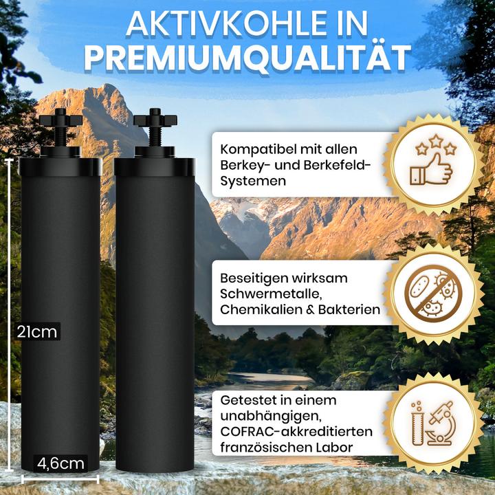 Produktbild Orinko Wasserspender mit Schwerkraftfilter 8.5 Liter inkl. 2 Filter