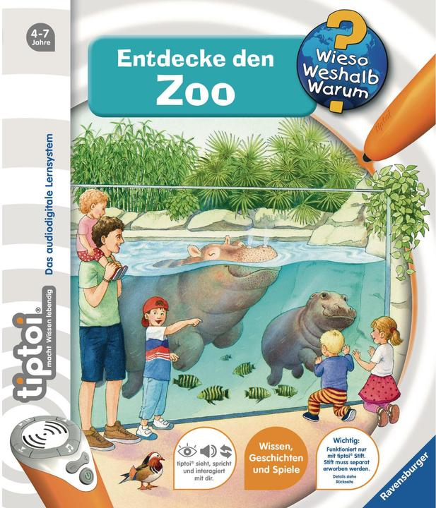 tiptoi Entdecke den Zoo (Allemand, Inca Frison Inca, Constanze Schargan, 2017)
