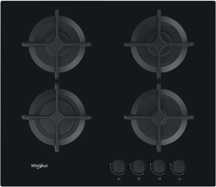 Image du produit Whirlpool AKT 616/NB Table de cuisson intégrée Table de cuisson à gaz 4 zone(s)