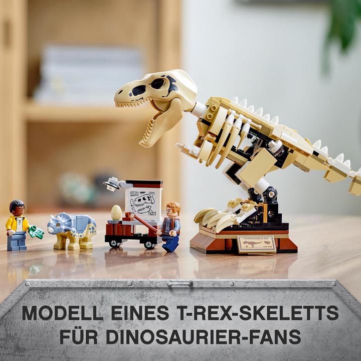 Produktbild LEGO T. Rex-Skelett in der Fossilienausstellung (76940, LEGO Jurassic World)