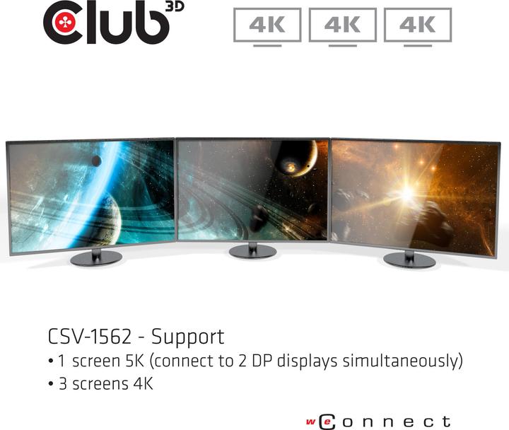 Immagine prodotto Club 3D CSV-1562 (USB-C, 5 Porti)
