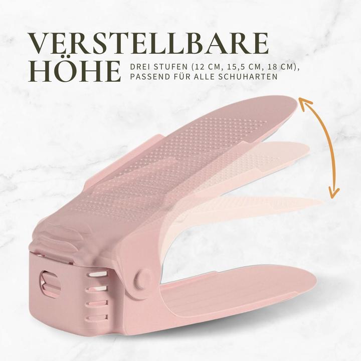 Actual product image Hermex Schuhstapler Schuhhalter Schuhschrank Schuhregal Schuhhalterung Schuh-Organizer