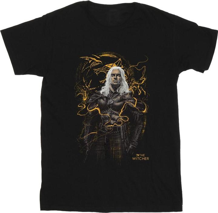 Produktbild Netflix The Witcher Smoking Wolf TShirt (L)