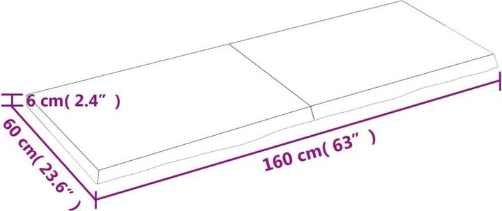 Image du produit VidaXL Gianna (160 x 60 x 6 cm)
