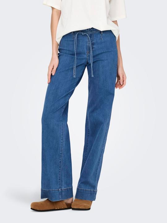 Produktbild Only ONLJUICY-WAUW Hohe Taille Weiter Beinschnitt Jeans Jeans mit weitem Bein (30)