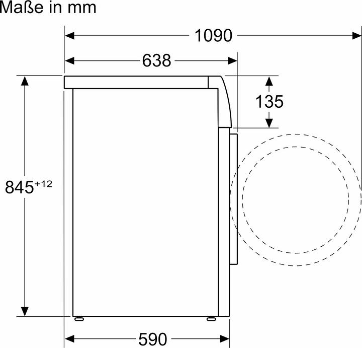 Actual product image Siemens iQ700 WG56B204CH (10 kg, Left, CH plug)