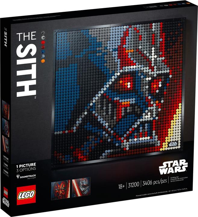 Actual product image LEGO Star Wars: The Sith (31200, LEGO Art)