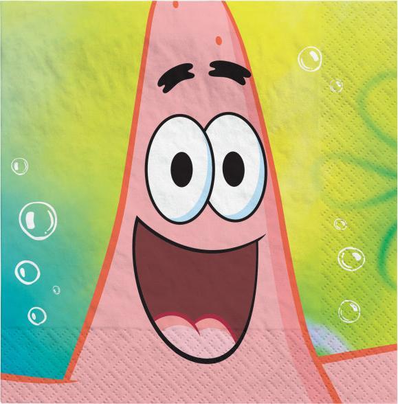 Actual product image Amscan SpongeBob (16 x, 33 x 33 cm)