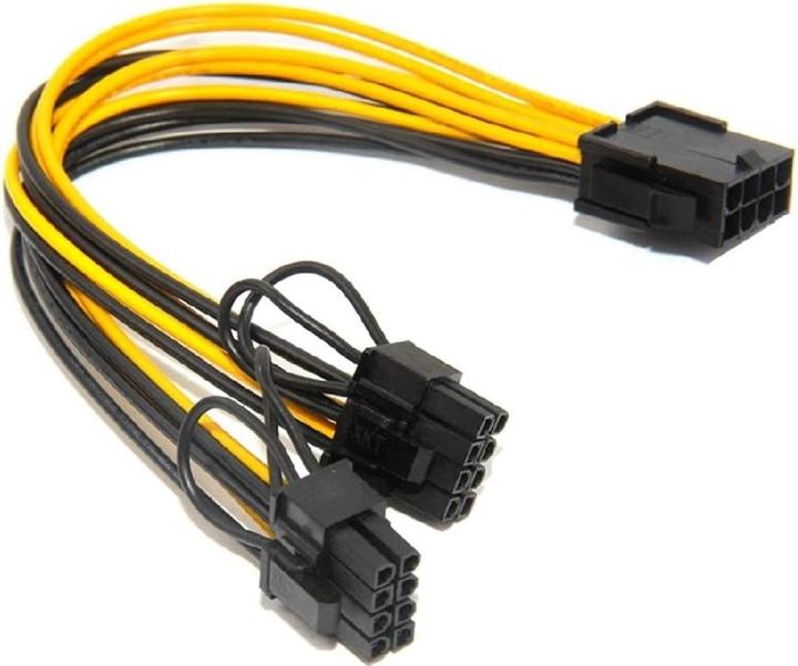 PowerGuard PCI-E 8-Pin zu 2x 8-Pin Dual Power Splitter GPU Kabel 30cm