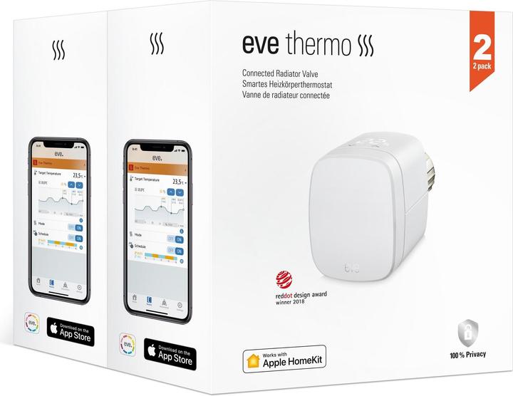 Produktbild Eve Thermo (HomeKit) 2er Pack