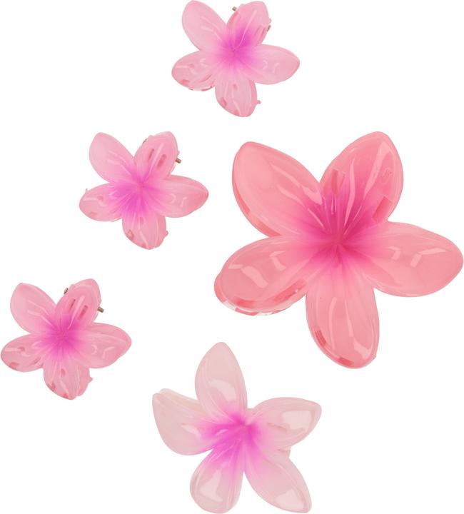 Trisa Fashion Frangipani Set Haarklammern & Clip Rosa 5 Stk. (5 Stk.)