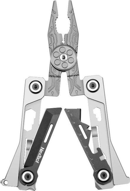 Actual product image NexTool Multitool silver blade edc tool ne20182 (14 Functions)
