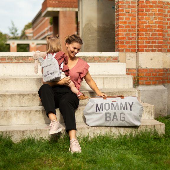 Immagine prodotto Childhome Zaino per bambini "My First Bag" in tela grigio