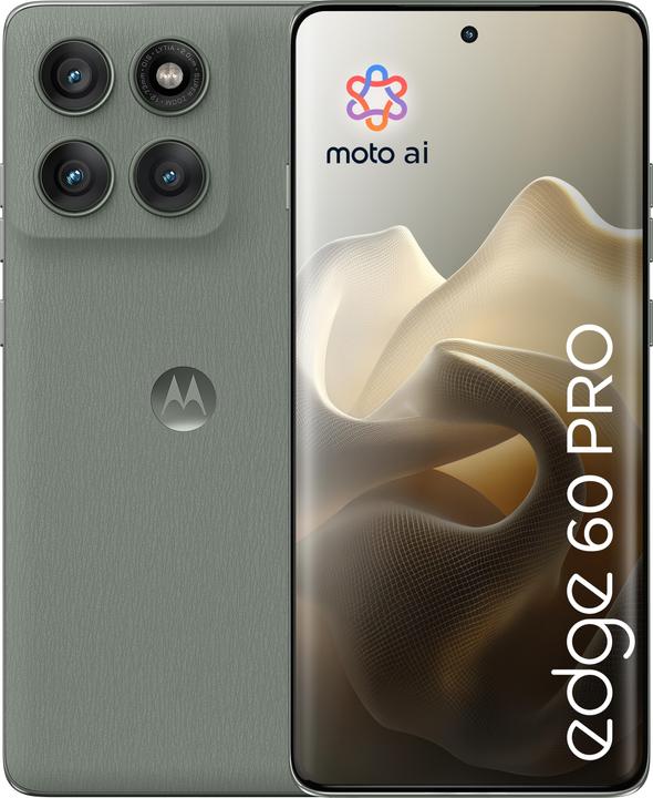 Actual product image Motorola Edge 60 Pro (512 GB, Pantone Shadow, 6.67", Dual SIM, 50 Mpx, 5G)