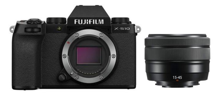 Actual product image Fujifilm X-S10 (15 - 45 mm, 26.10 Mpx, APS-C / DX)