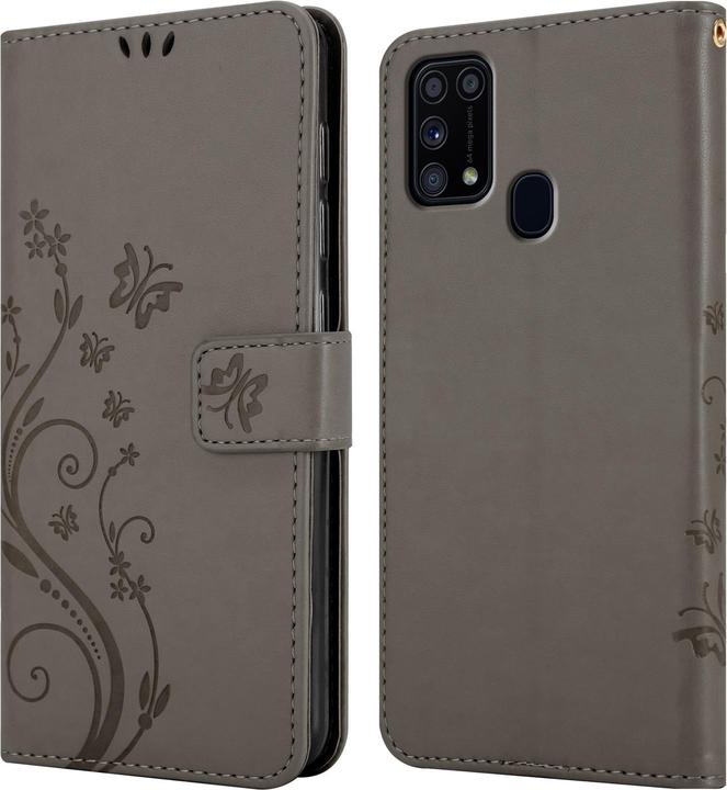 Productafbeelding Cadorabo Bloemen Boekomslag (Samsung Galaxy M31)