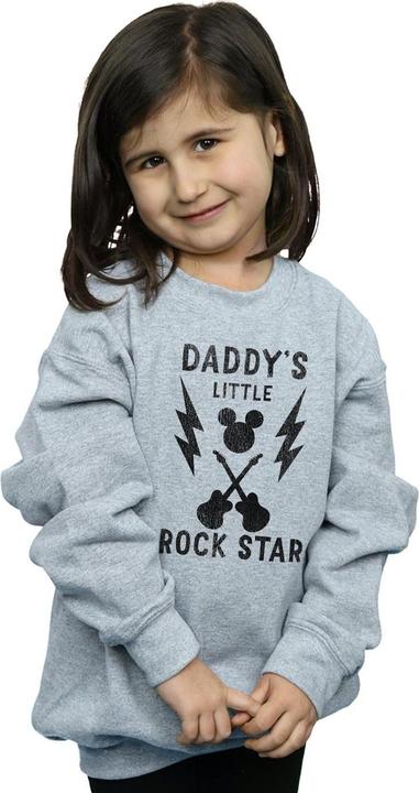 Immagine prodotto Disney Mickey Mouse Daddy's Rock Star Felpa Ragazze (152, 158)