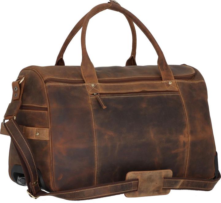 Immagine prodotto Greenburry Borsa da viaggio vintage Traveller con ruote 1736 (46 l)