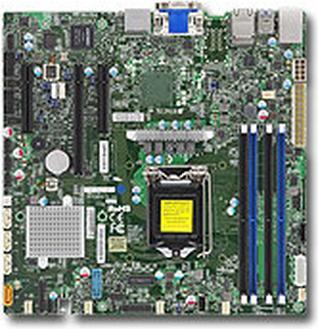 Image du produit Supermicro X11SSZ-F - Carte mère - micro ATX (LGA 1151, Intel C236, mATX)