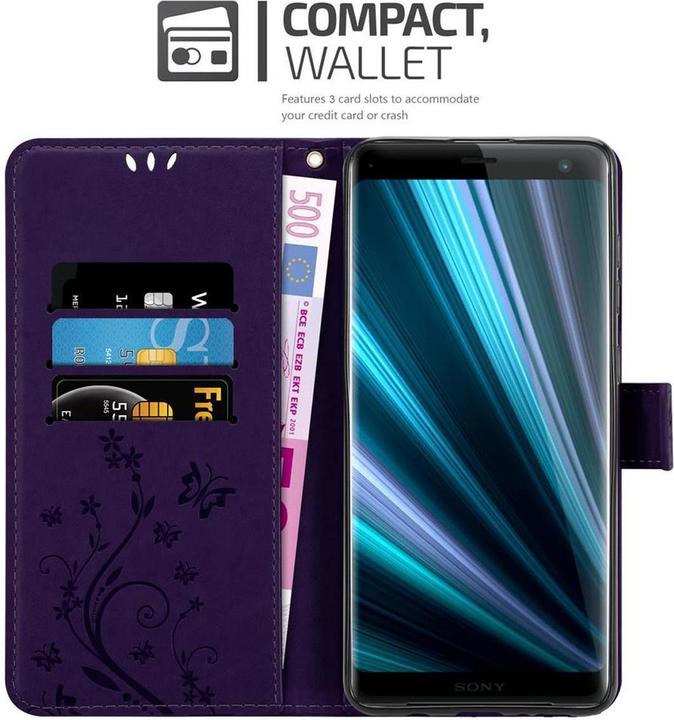 Productafbeelding Cadorabo Bloemen Boekomslag (Sony Xperia XZ3)