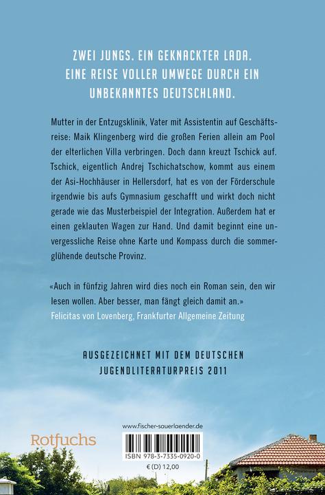 Productafbeelding Tschick (Duits, Wolfgang Herrndorf, 2024)